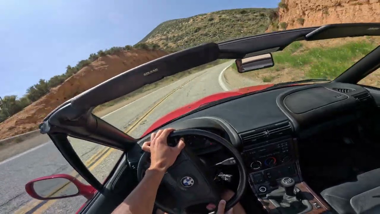 Crossing the Mustard on Bouquet Canyon Loop