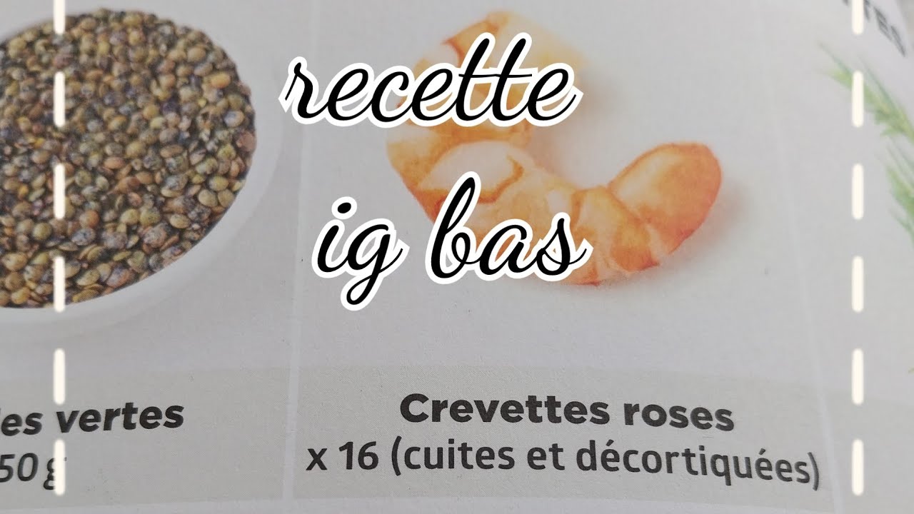 7/03/26 recette IGbas   lentilles aux crevettes