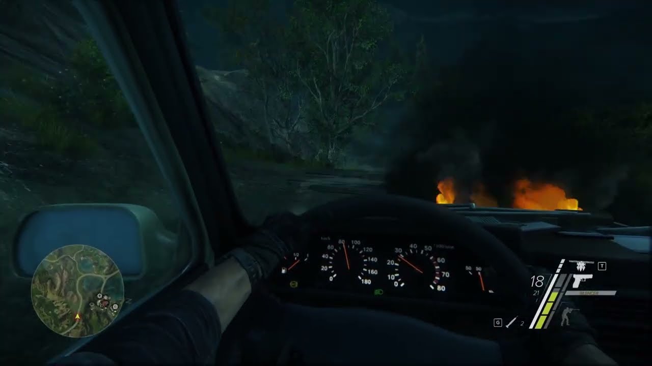 Sniper Ghost Warrior 3 — Driving a Burning Car — Bumpy Ride