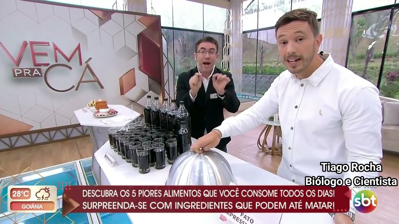OS 5 ALIMENTOS que podem MATAR VOCÊ. (Entrevista completa no SBT). (Tiago Rocha).