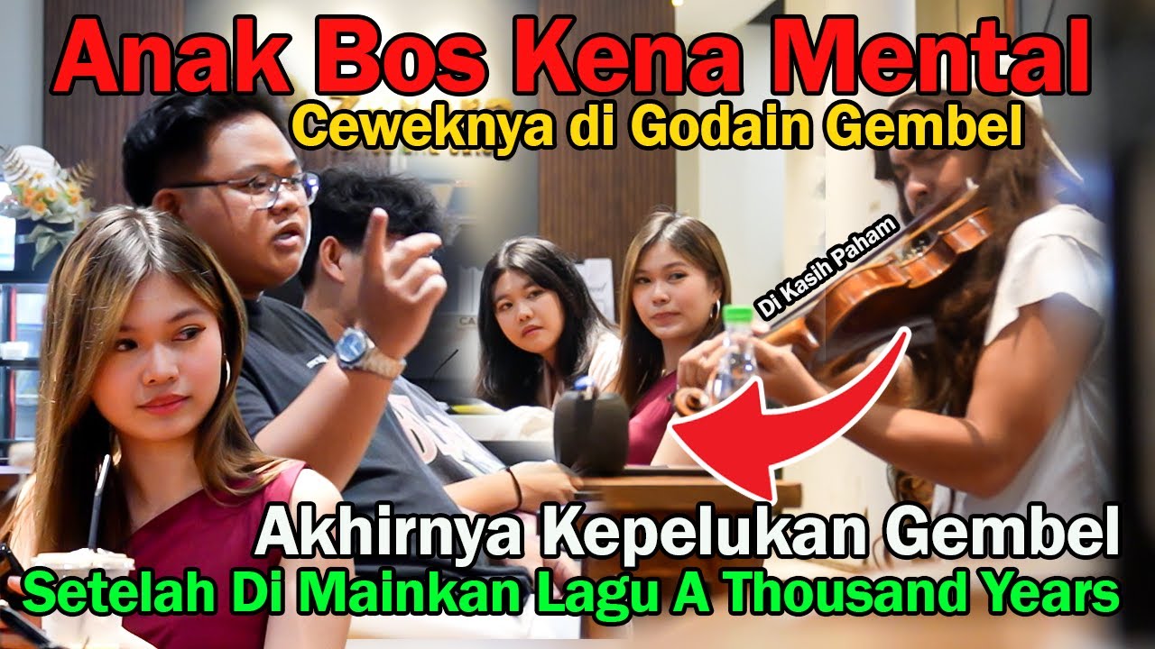 Anak Bos Kena Mental Ceweknya Di Godain Gembel Akhirnya Kepelukan Gembel Setelah Di Mainkan Lagu