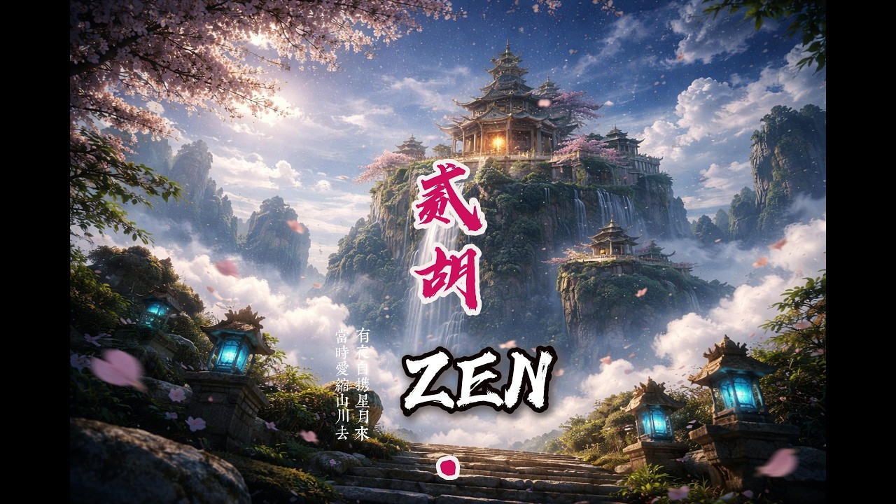 ASMR Zen Music: Bamboo flute, Erhu & Guzheng  Soothing Music #stressrelief  #healingmusic #deepsleep