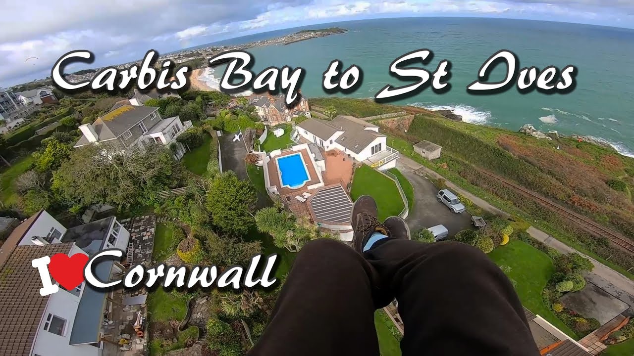Paragliding: Cornwall Holidays, End