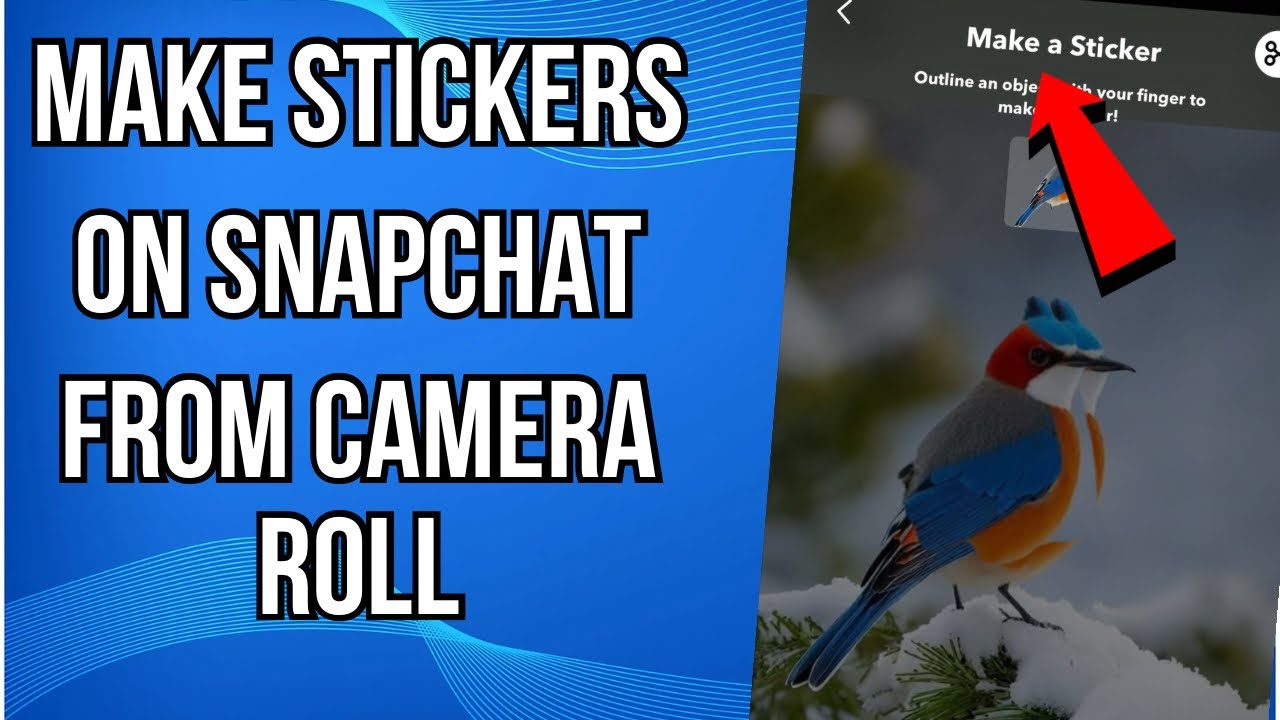 How To Make Stickers On Snapchat From Your Camera Roll