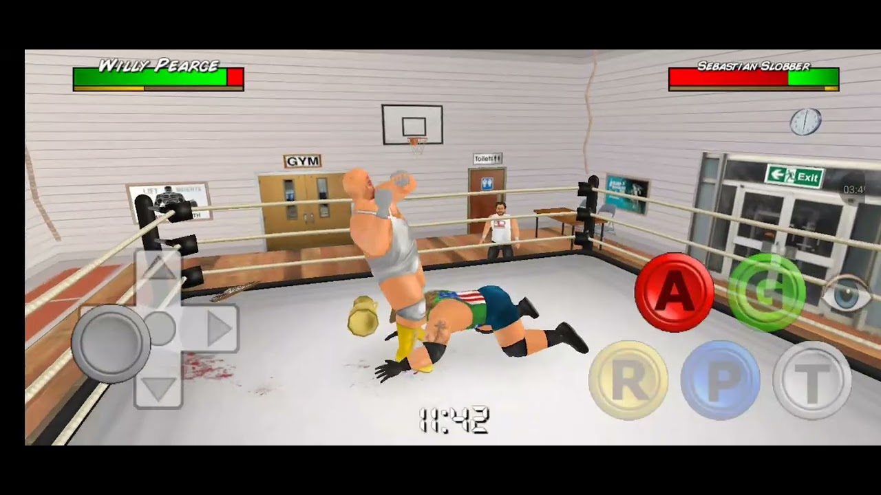 Jugando lucha libre