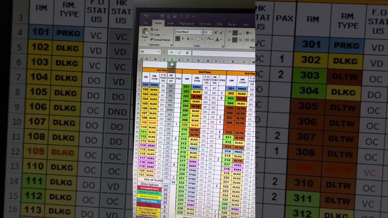 Housekeeping Room Discrepancy Report || #housekeeping #discrepancy