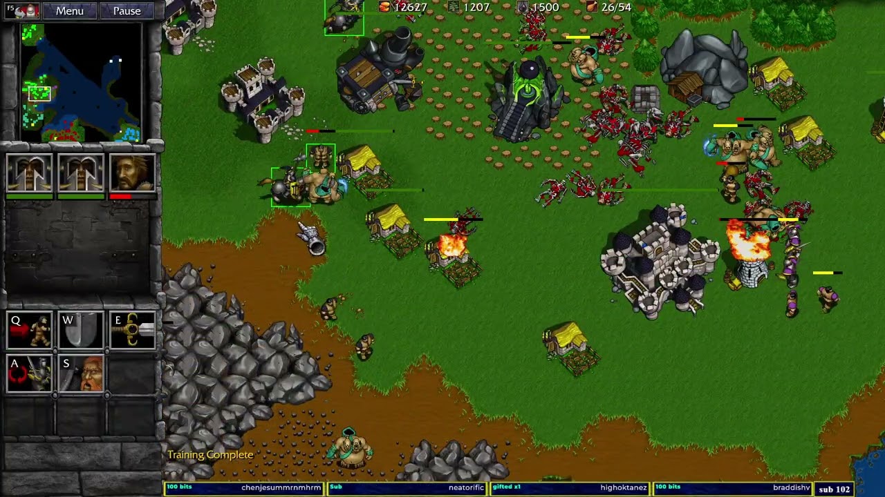 Warcraft 2 Remastered High Seas Combat 3v3