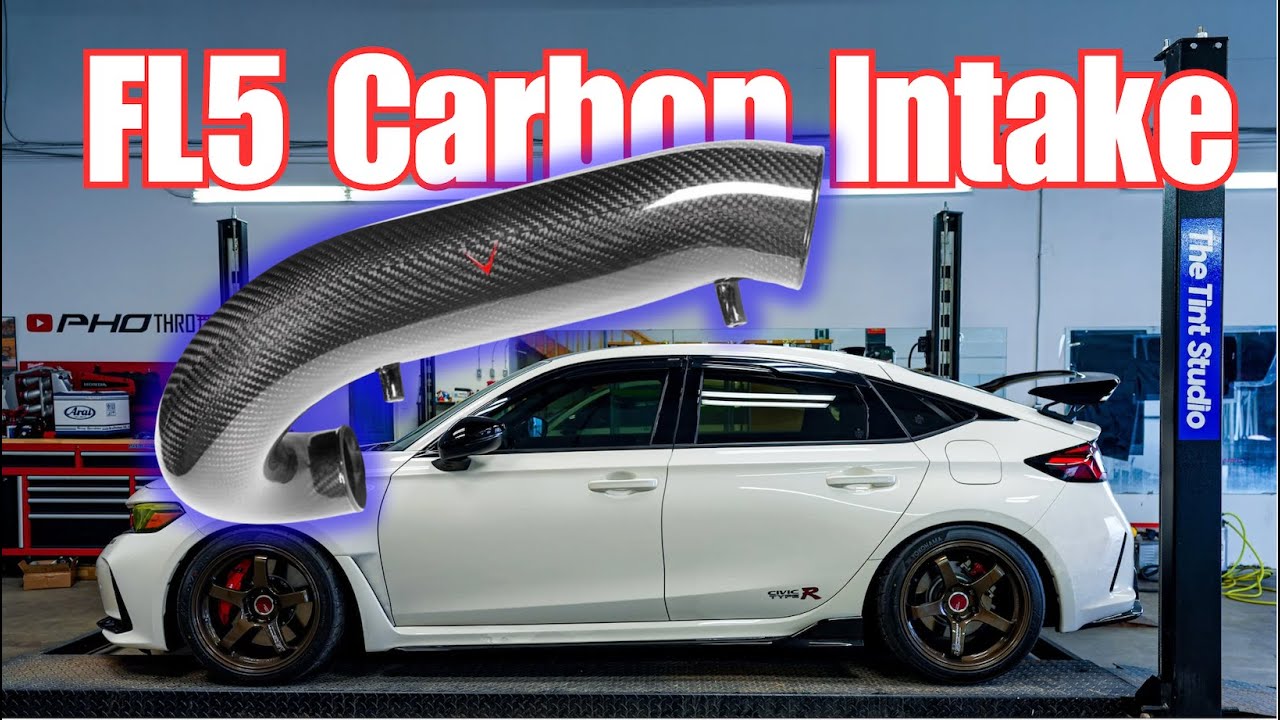 Впускной коллектор Eventuri Carbon для Honda FL5, часть 1