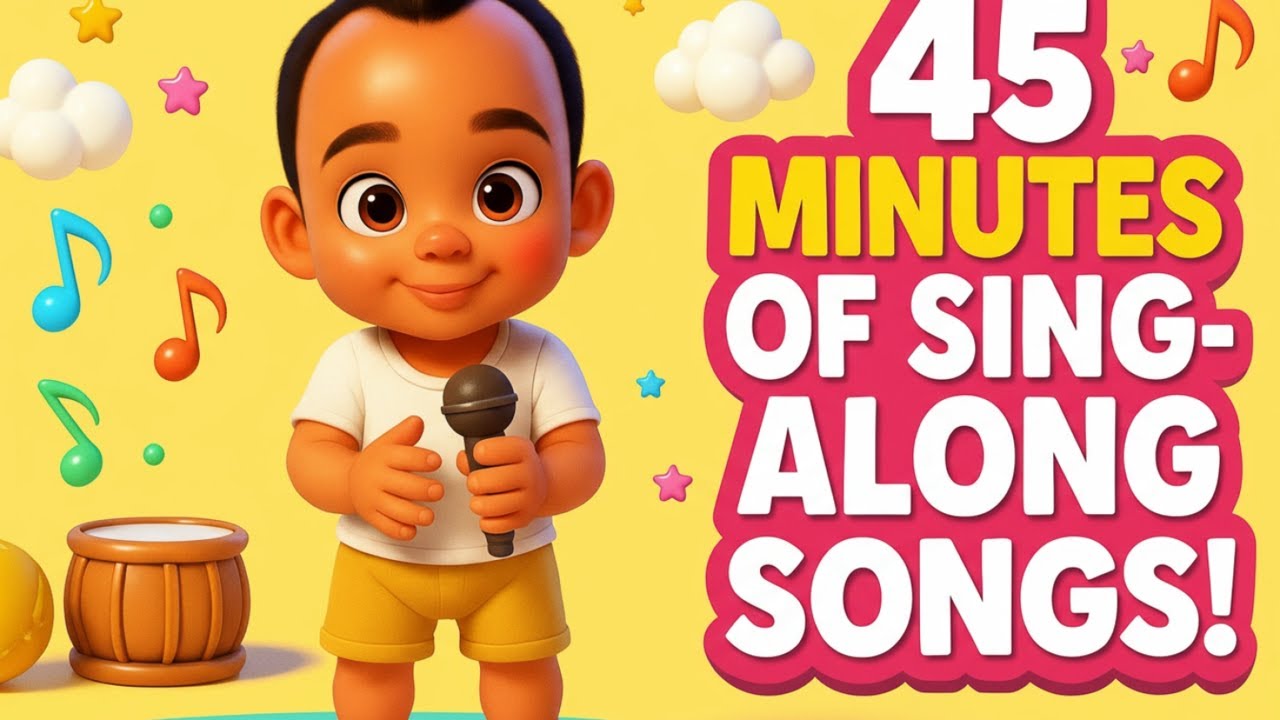 45 Minutes of Sing-Along Songs for Kids 🎵 | Kaison’s Music Korner | Fun Preschool Music Compilation