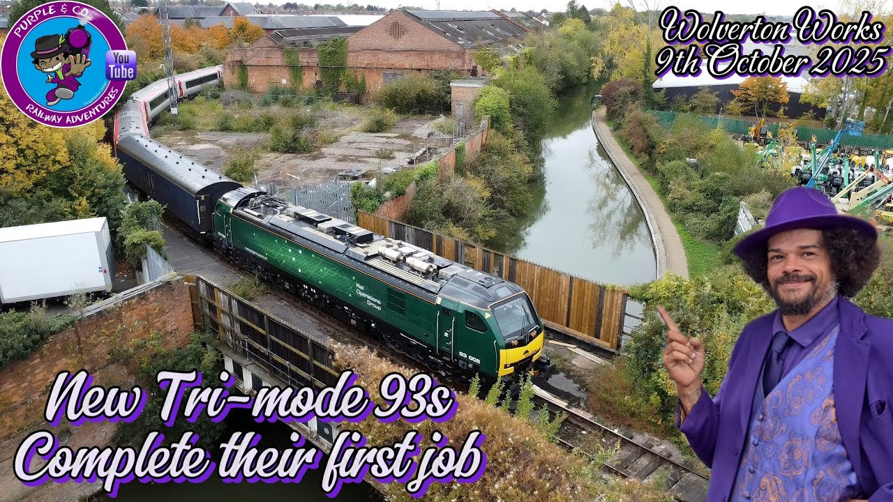 Brand New! R.O.G Tri-mode Class 93s on their first contract - Wolverton Works 9/10/2025