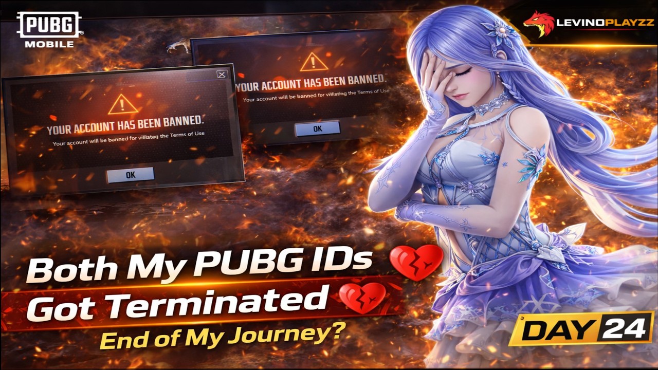 Both My PUBG IDs Got Terminated 💔 | End of My Journey?