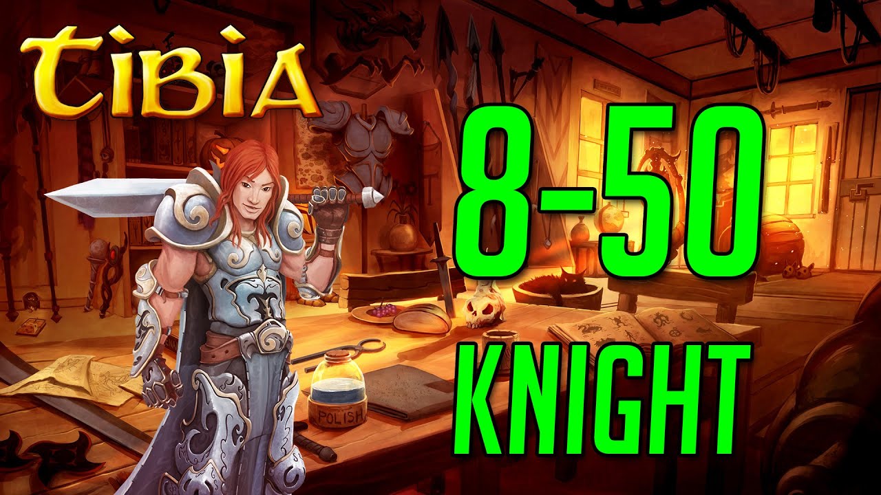 8-50lvl KNIGHT - Tibia - Where to Hunt, Hunting Spots, Maps.