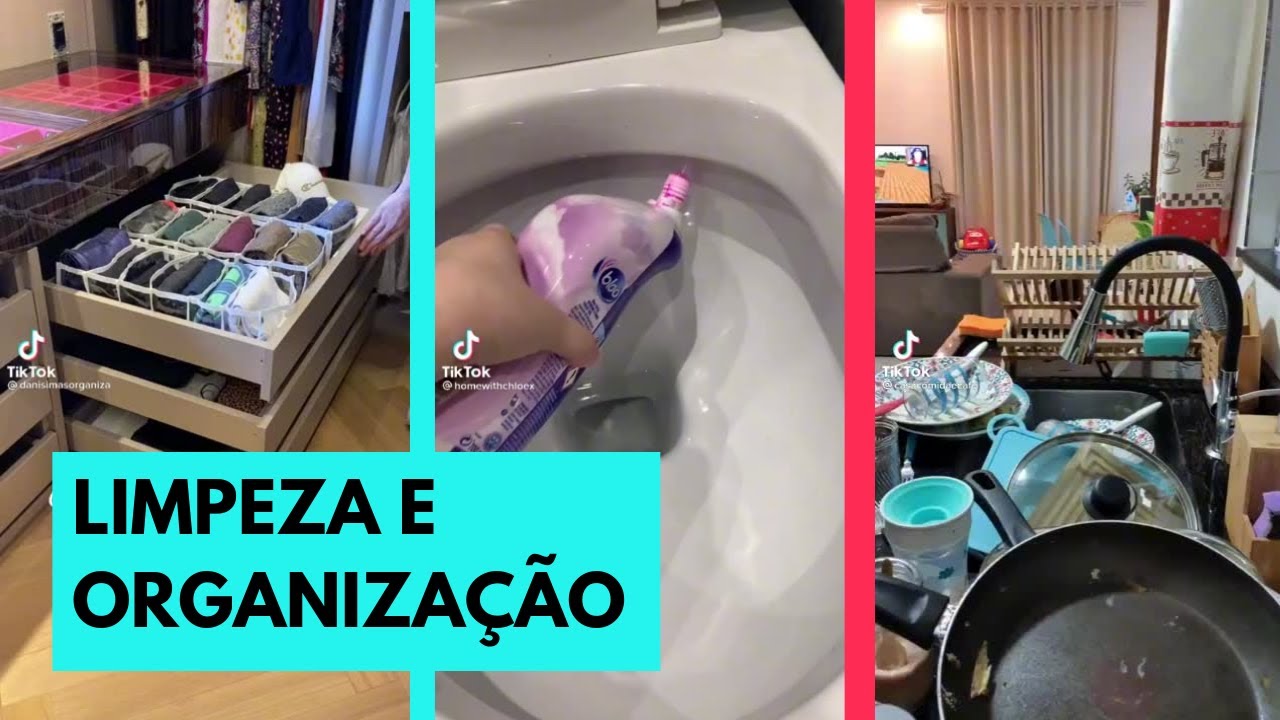 VÍDEOS SATISFATÓRIOS DE LIMPEZA E ORGANIZAÇÃO | TIK TOK BRASIL