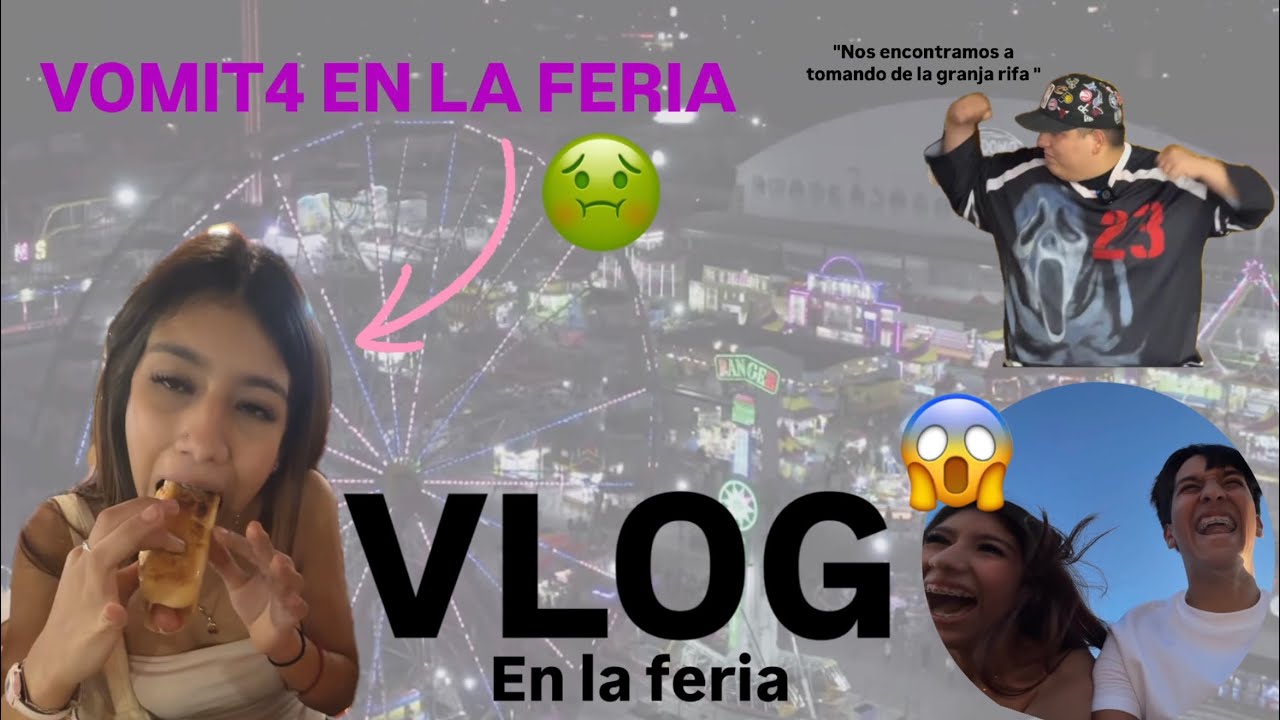DAY SOLO FUE A COMER/vlog en la feria 🎡