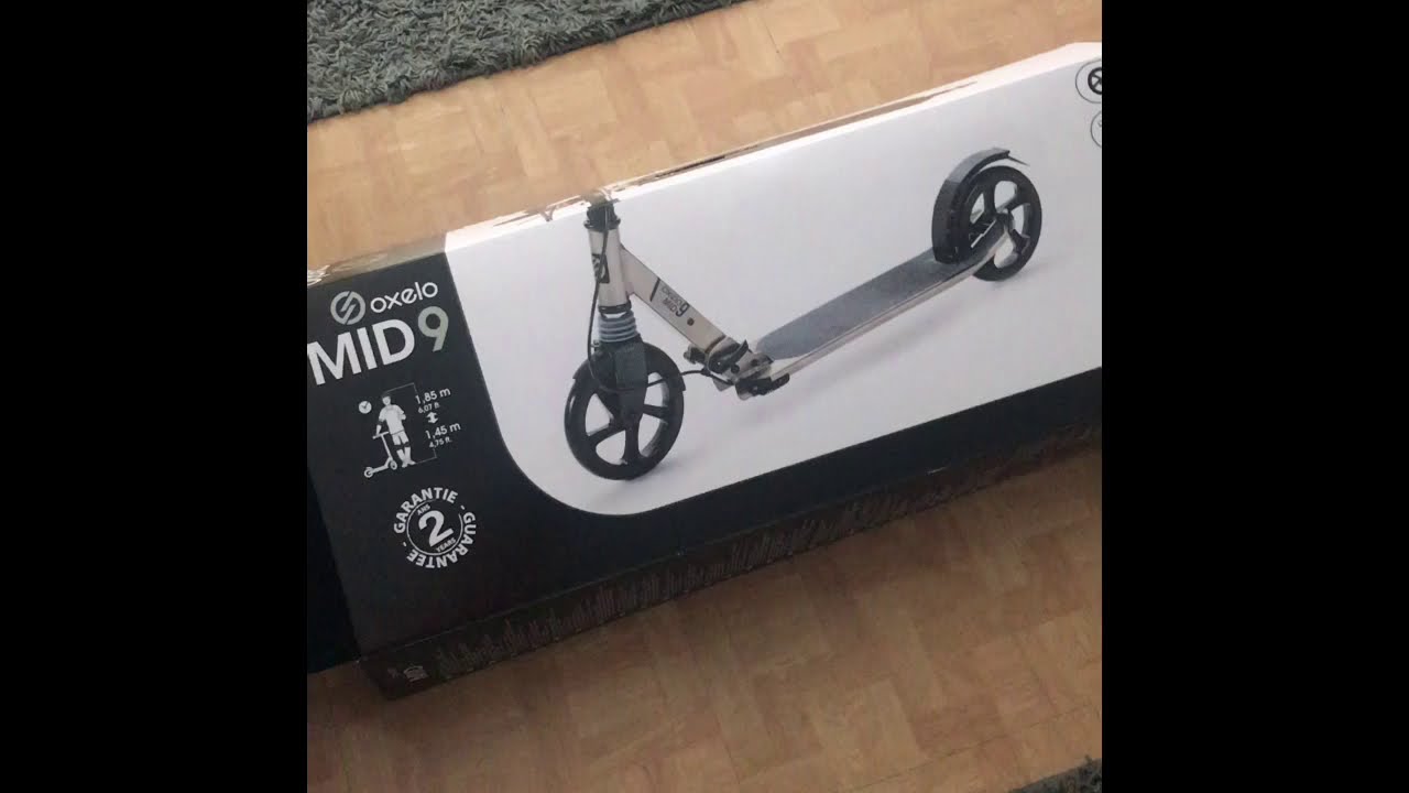D&eacute;ballage Et Pr&eacute;sentation De La Trottinette Oxelo Mid 9 Adulte