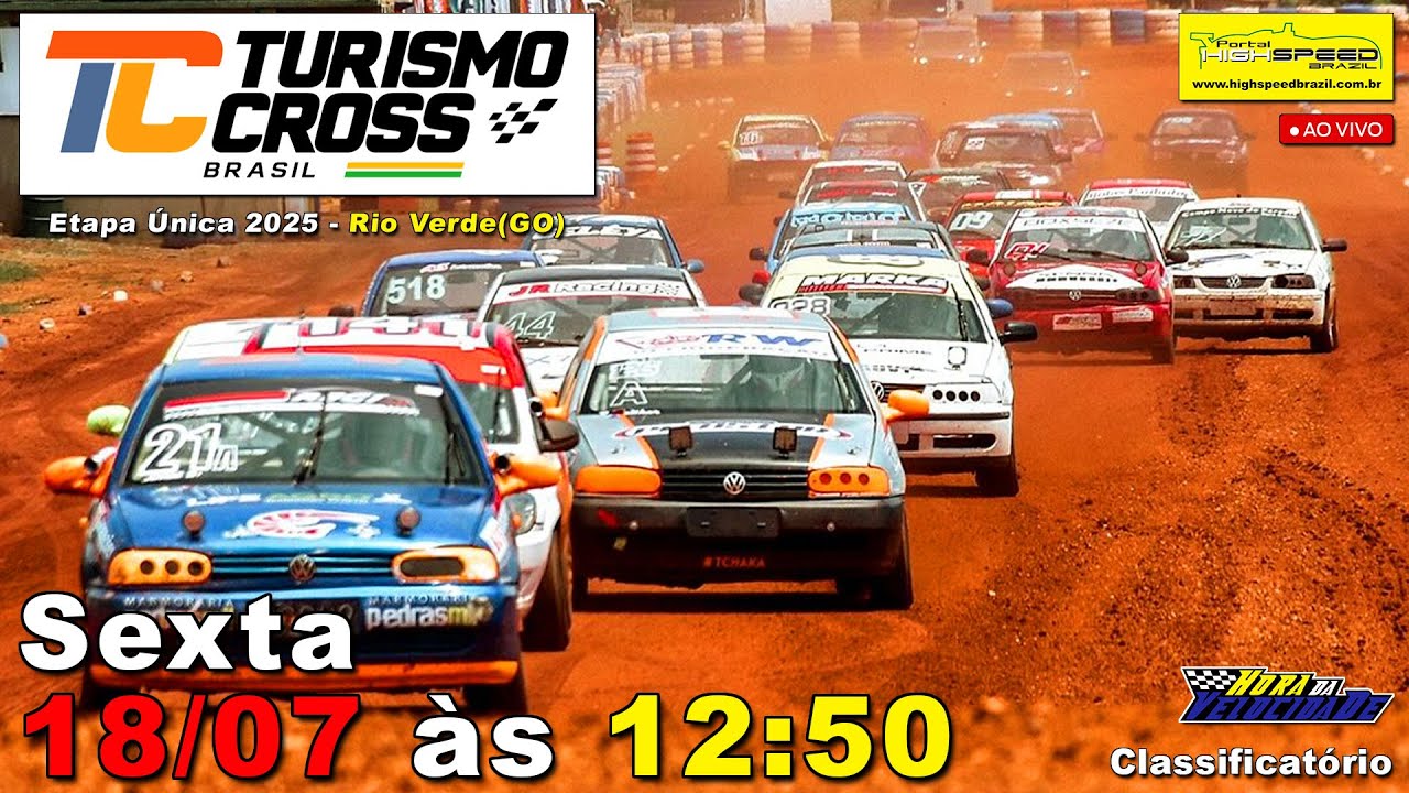 🔴 TURISMO CROSS BRASIL | Classificatório | Etapa Única 2025 | Rio Verde (GO) | Ao Vivo