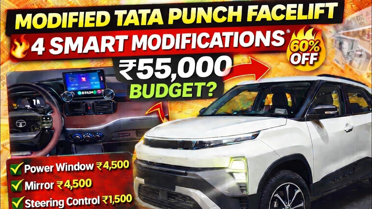 Tata Punch Facelift Smart Modified With Price ✅ Punch Facelift 2026 Modification ✅ Punch Modified ✅ 