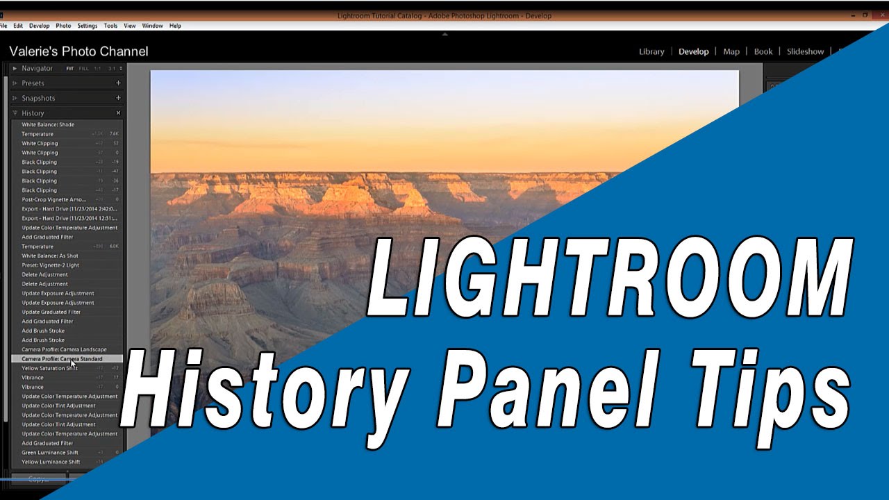 Tips for Working With Lightroom's History Panel