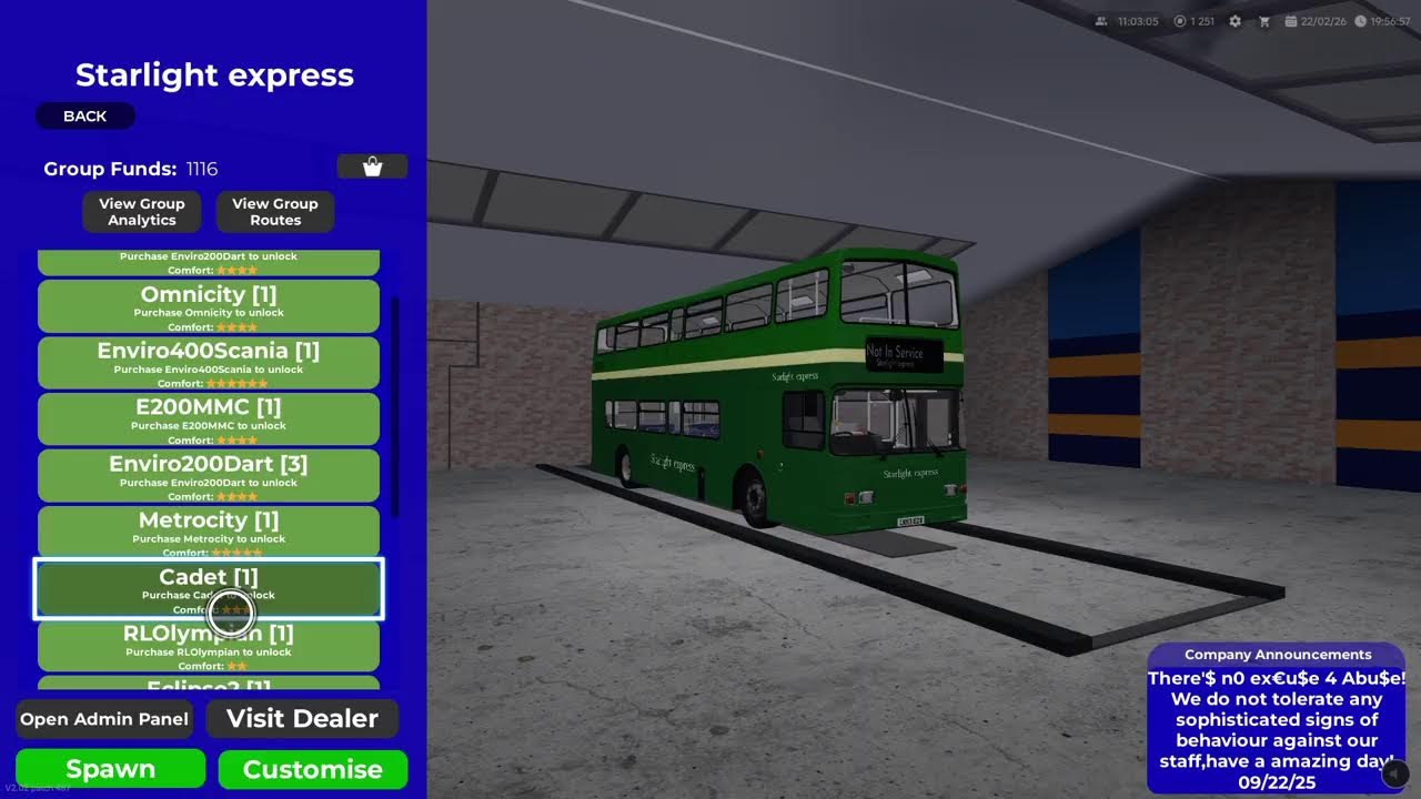 Croydon bus stream