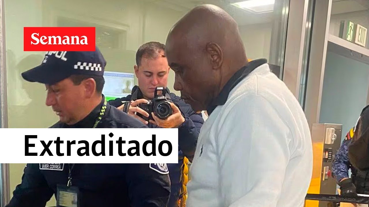 Así fue la extradición de Omar Ambuila, quien se enriqueció en la DIAN | Semana noticias