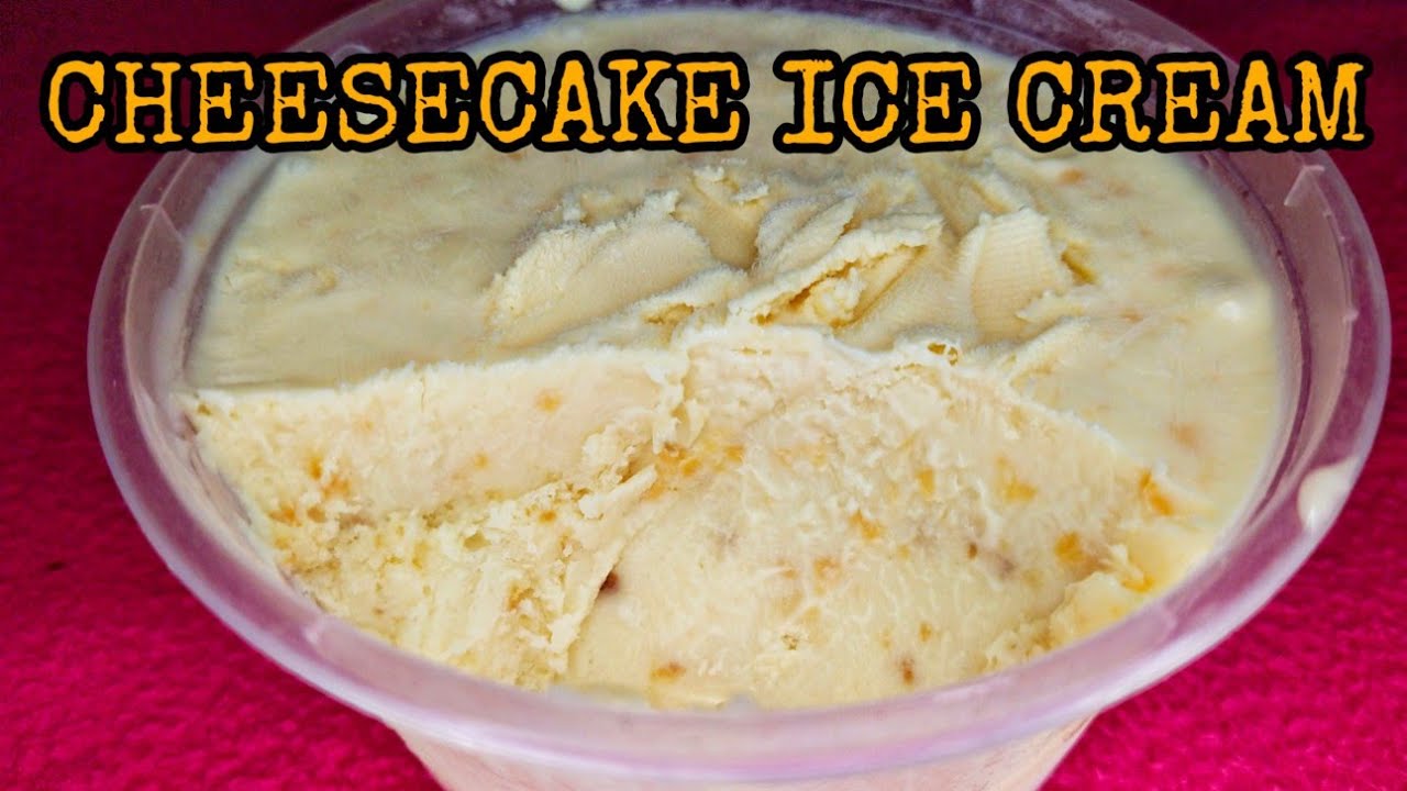 CHEESECAKE ICE CREAM | HOMEMADE RECIPE