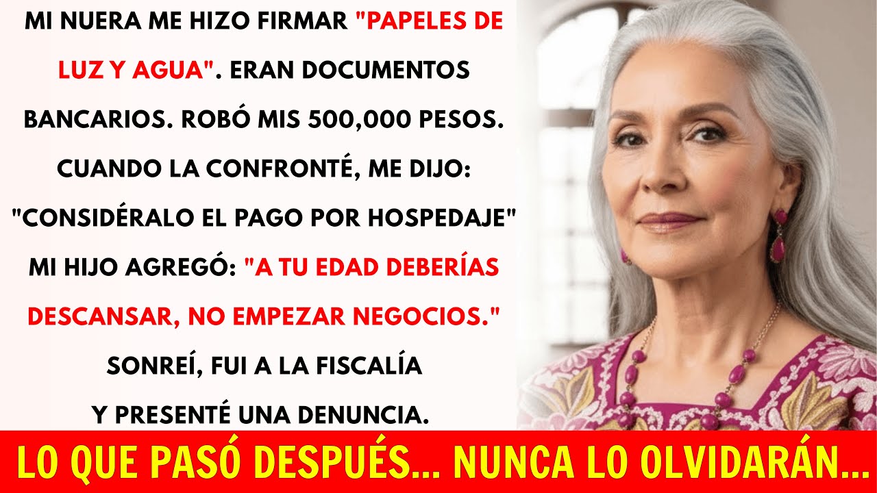 «Considéralo El Pago Por Hospedaje», Dijo Mi Nuera Tras Robar Mi Indemnización… Ella No Imaginaba...