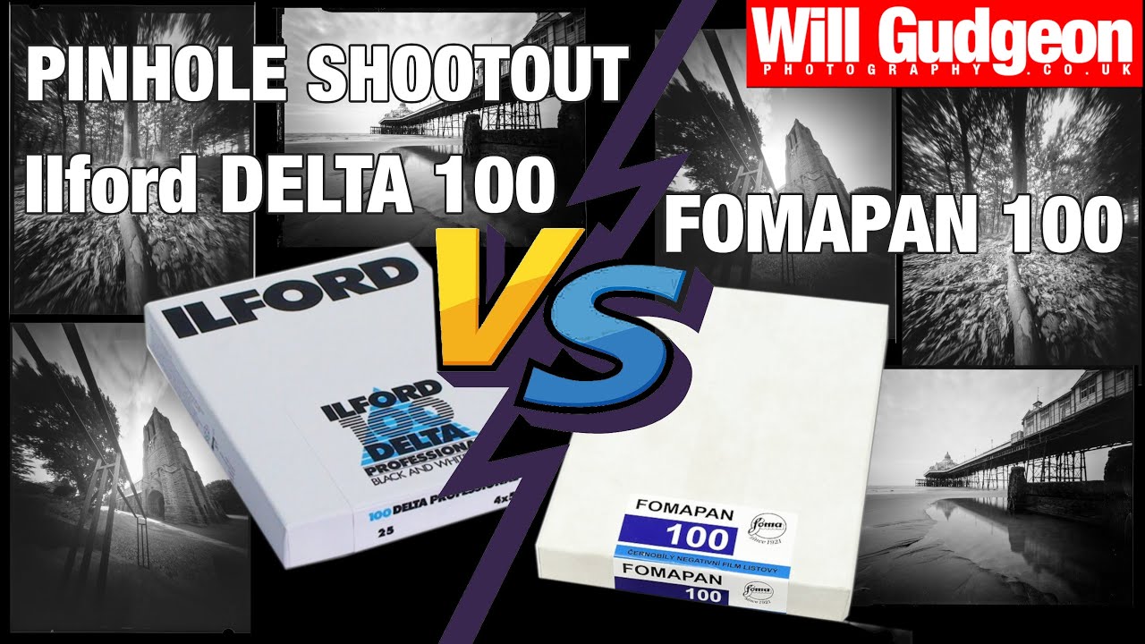 Ilford Delta 100 vs Fomapan 100 - Pinhole 4x5 shootout.