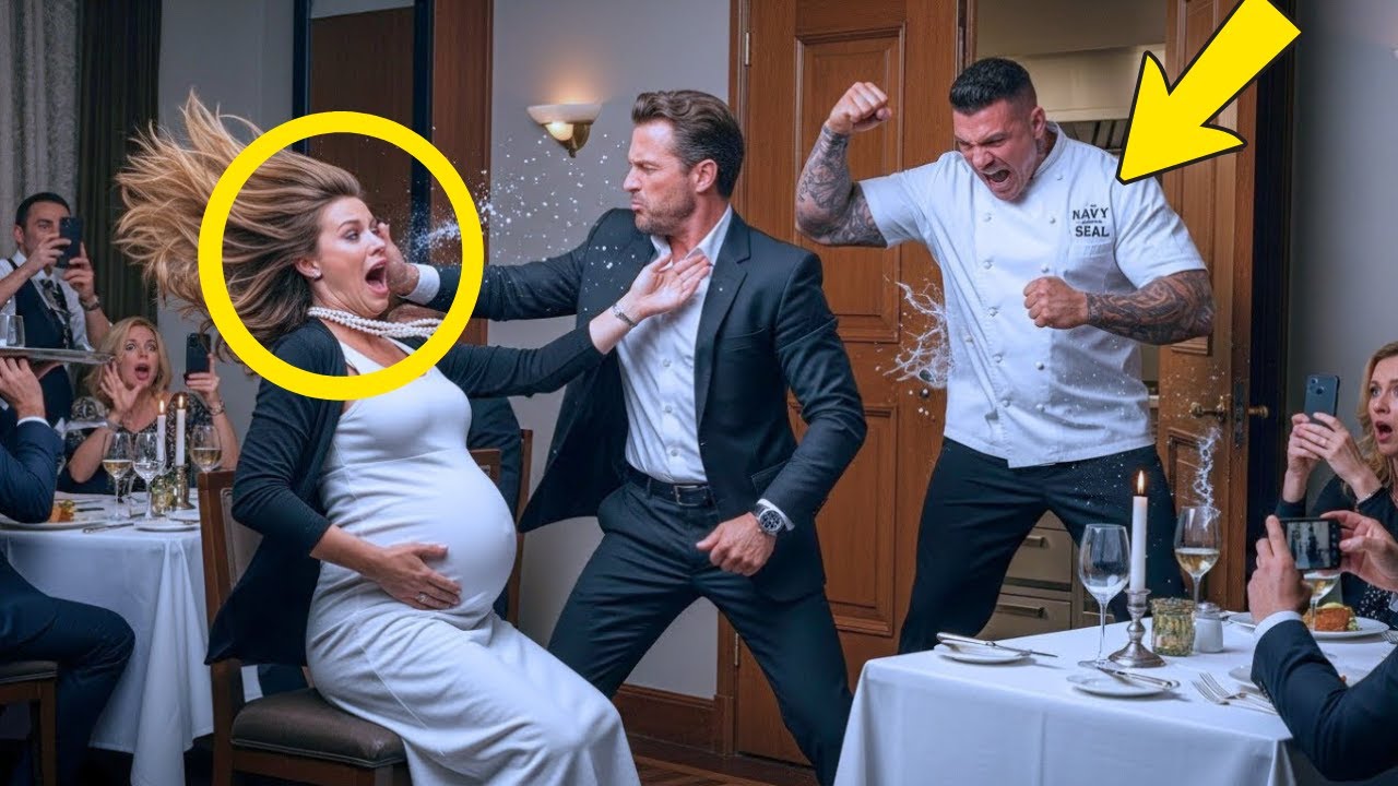 CEO HA SCHIAFFEGGIATO La Moglie Incinta Al Ristorante: Lo Chef Era Suo Fratello Navy SEAL!