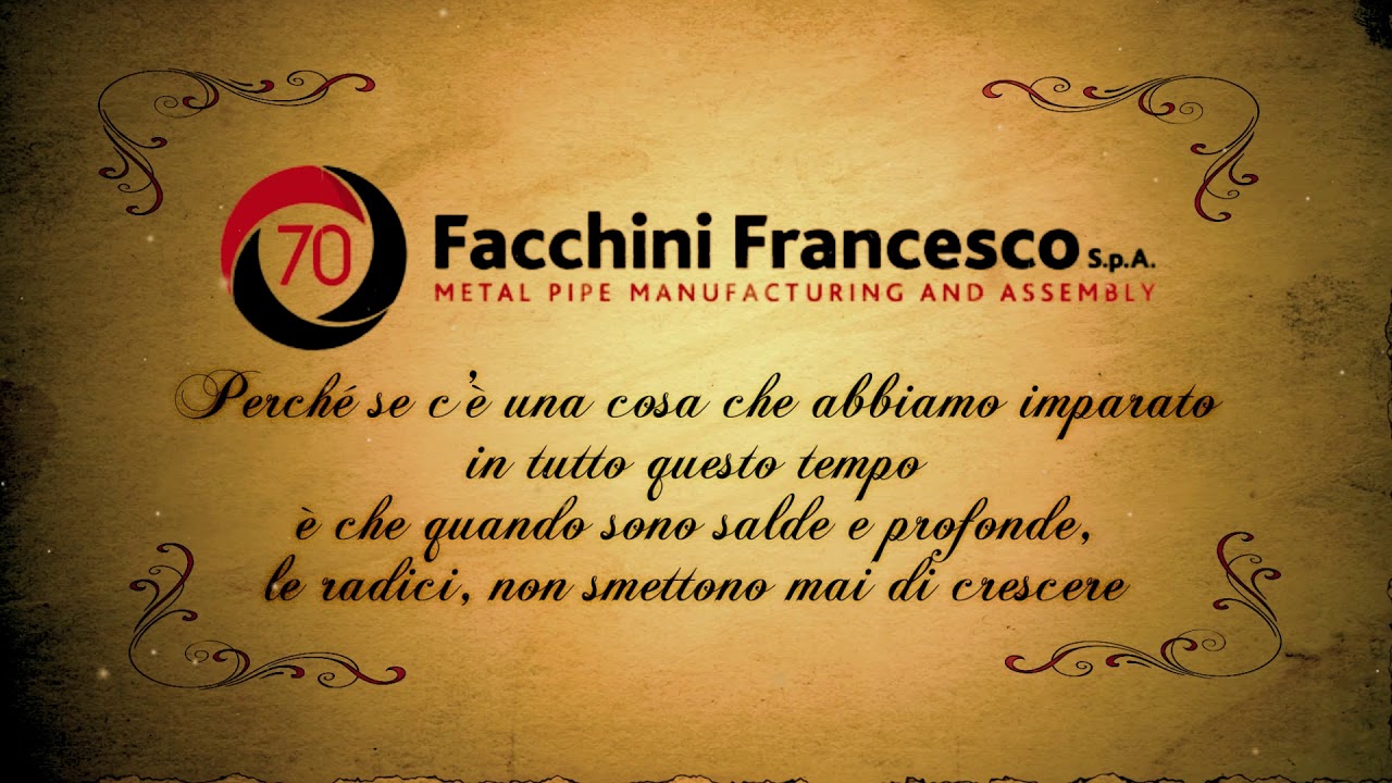 70 anni: inaugurazione nuova sede Facchini Francesco Spa