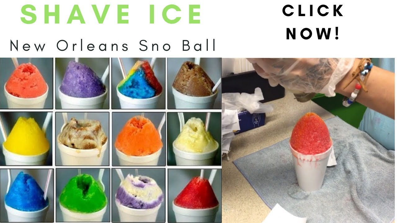 Shave Ice | Sno (New Orleans) #1 Sno Ball | Shave Ice Restaurant | Highly Recommended!!