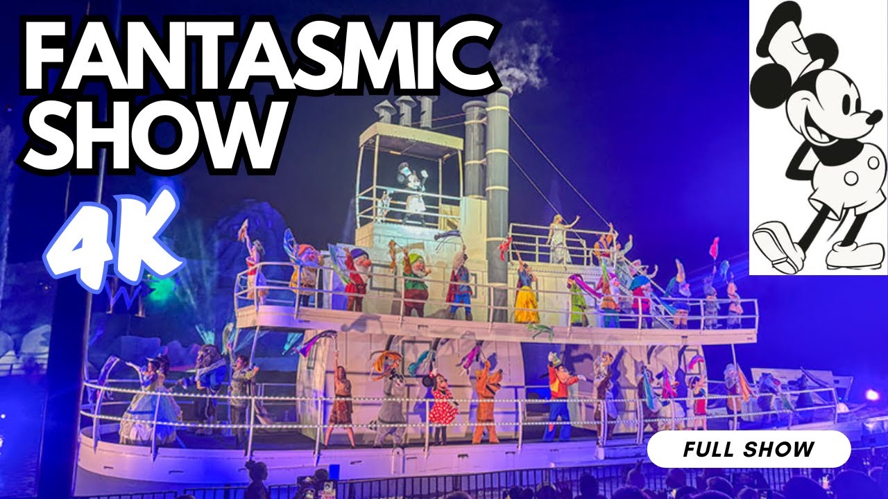 Fanstasmic! Show in Disney World Hollywood Studios Park in Stunning 4K Resolution - Watch and Enjoy!
