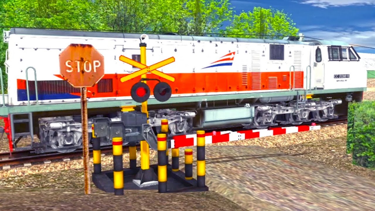 Aneka Sirine Perlintasan Kereta Api Pilihan Bulan April - Kompilasi Perlintasan Kereta Api Eps 161