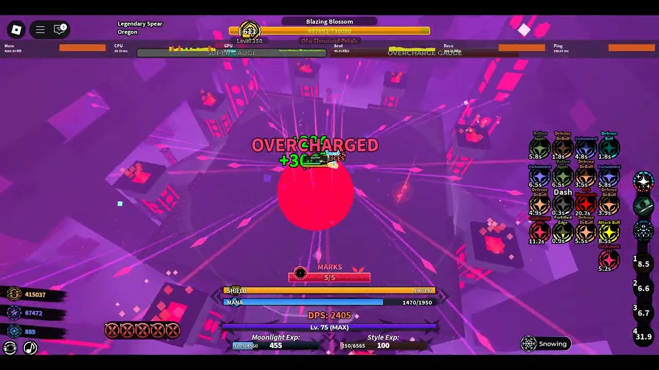 Blazing Blossom in 5 supers/ultimate ???? - Critical Revengeance Railgun