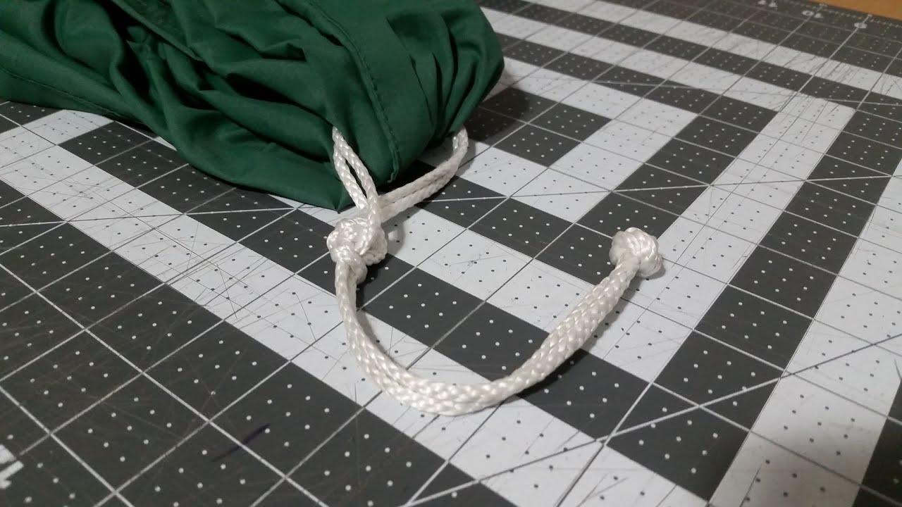 Non closing hammock end channel loop DIY tutorial. End channel tuning part 2 #diamondknot
