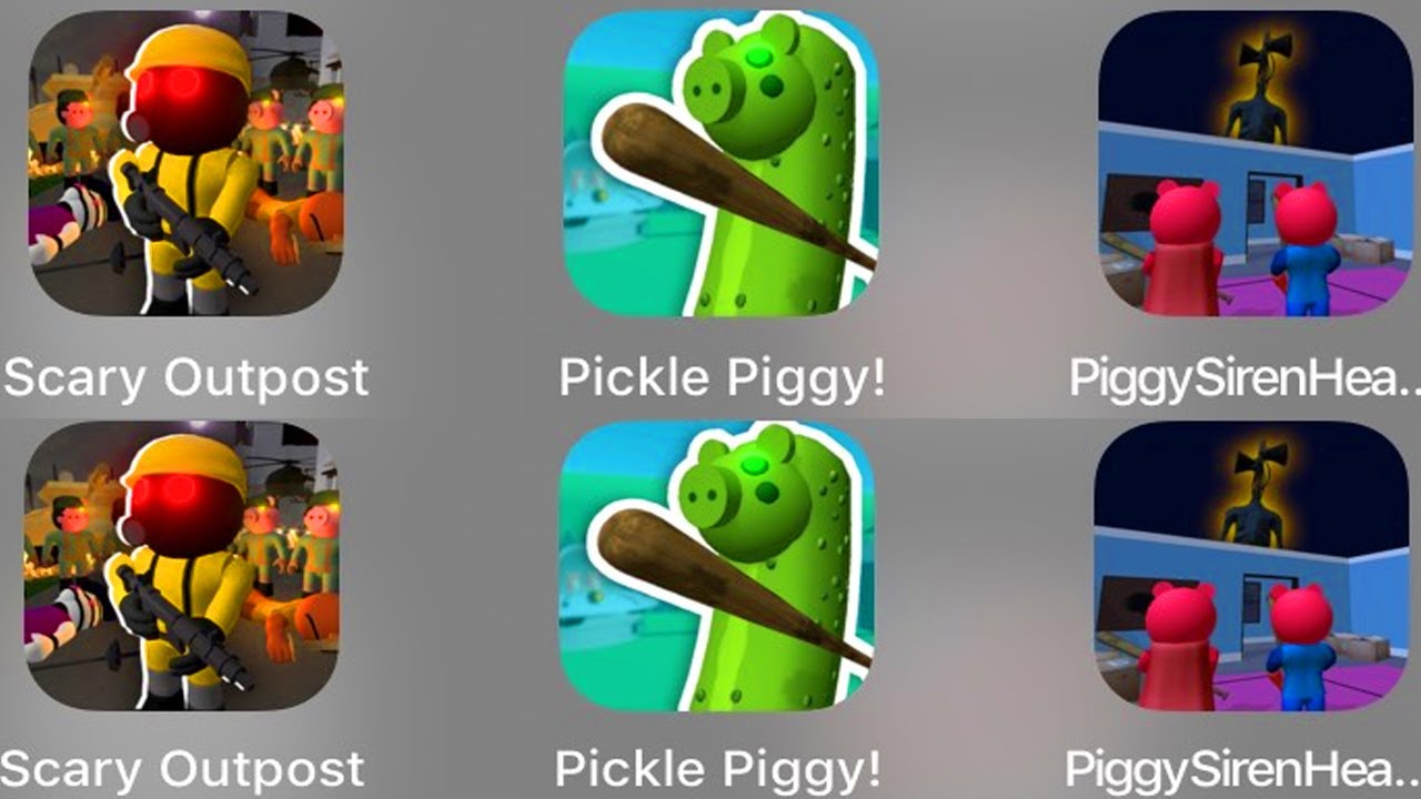 ScaryPiggy Outpost Vs Picke Piggy Vs Piggy Siren Head Mod