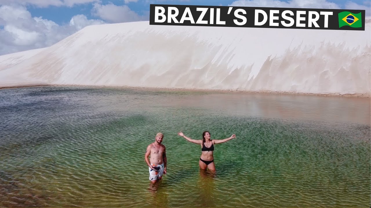 YOU WON'T BELIEVE THIS PLACE EXISTS IN BRAZIL 🇧🇷 THE LENÇÓIS MARANHENSES DESERT LAGOONS