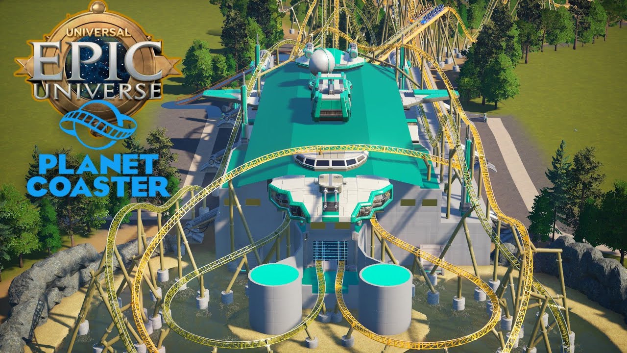 Starfall Racers | Off-Ride Shots - Epic Universe (Planet Coaster)