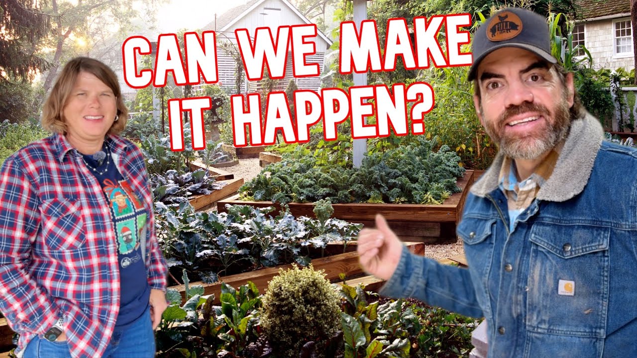 Building Our Dream Kitchen Garden!  (Trying To Overcome The Major Issues) Part 1