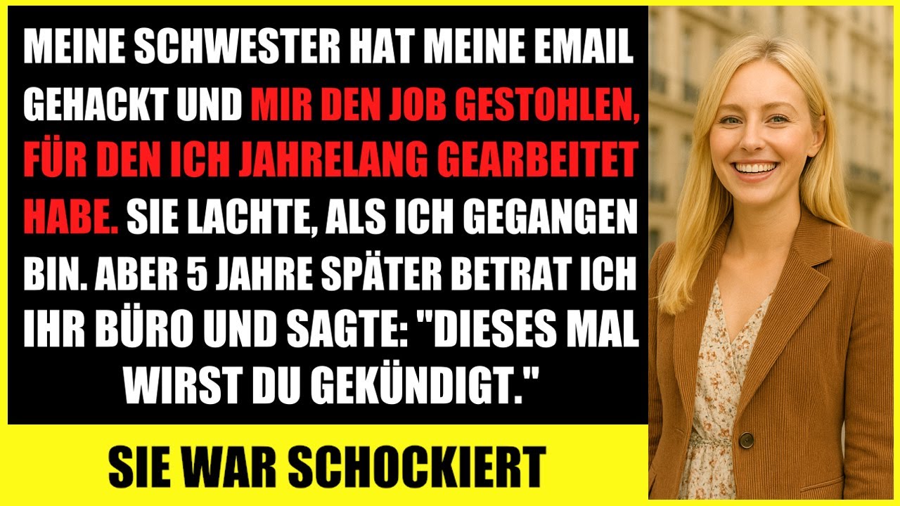Meine Schwester stahl meinen Traumjob—5 Jahre später war ich ihre Chefin und feuerte sie