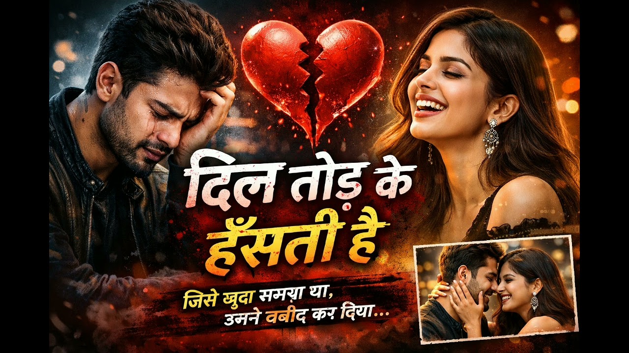 दिल तोड़ के हँसती है 💔 | Very Sad Heart Touching Bewafa Song | Emotional Love Story 2026