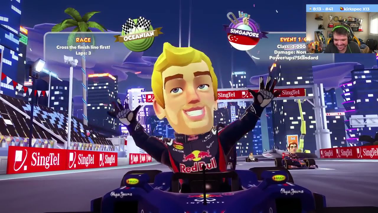 GAULES,LIMINHA,LINDINHO E BT0 NO (F1 Race Stars) #01