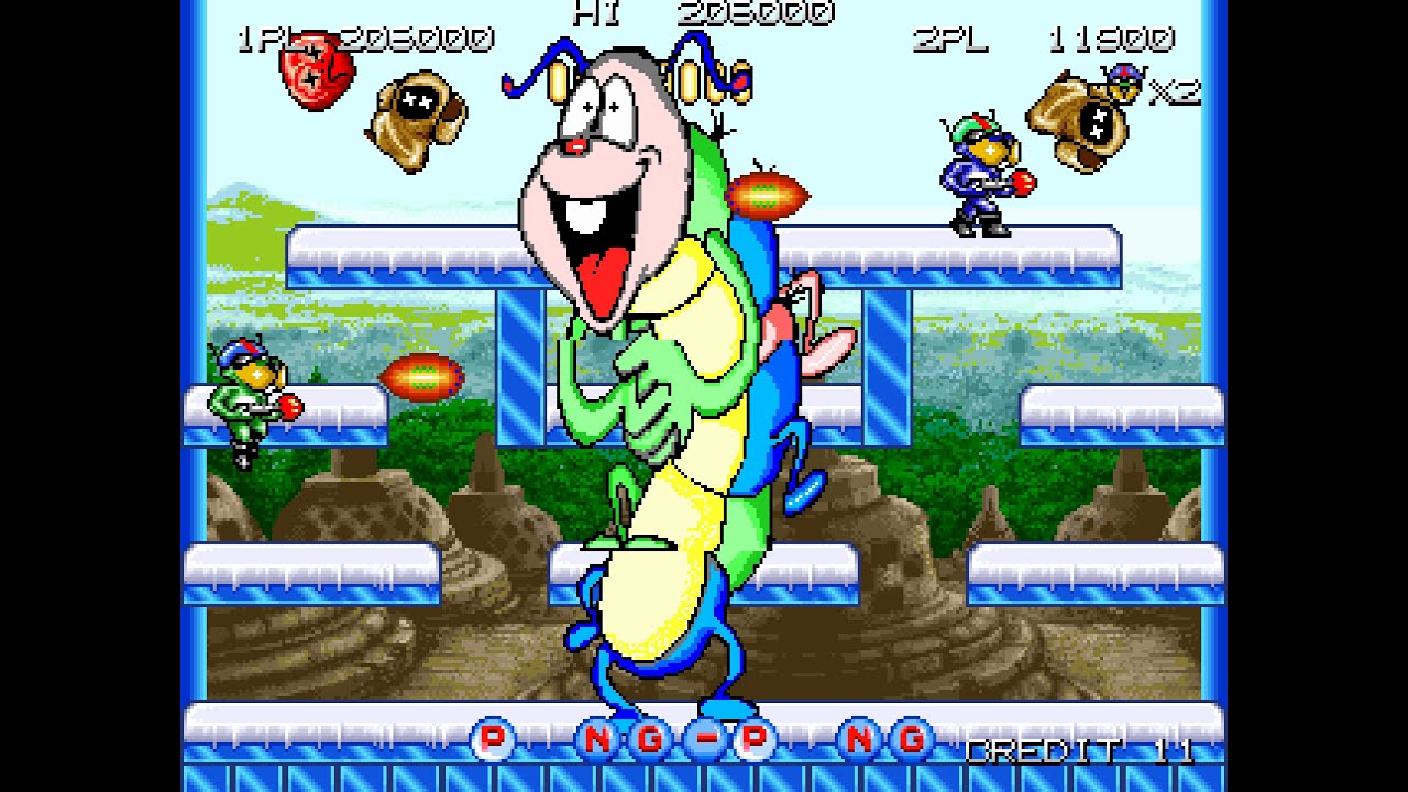 Pang Pang arcade 2 player 60fps