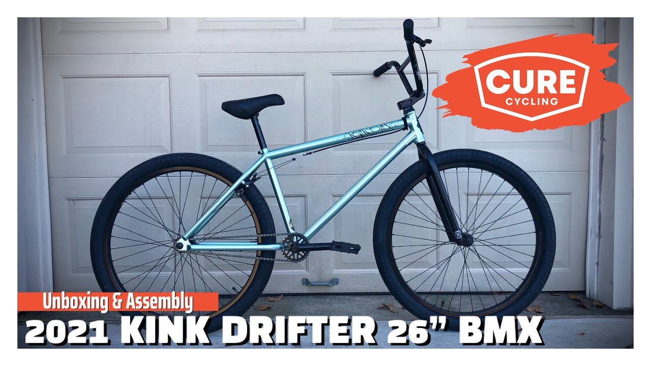 Крепкий BMX с большими колесами!! Распаковка BMX Kink Drifter 26 дюймов 2021 года! Лучший большой...