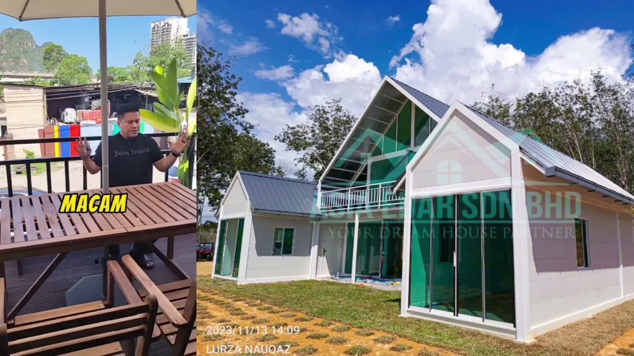 RUMAH KONTENA PREFAB HOUSE VIRAL DI MALAYSIA BY ASIA EDAR SDN BHD