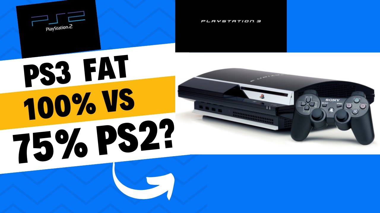 PS3 Retrocompatible con ps2 100% vs 75%?