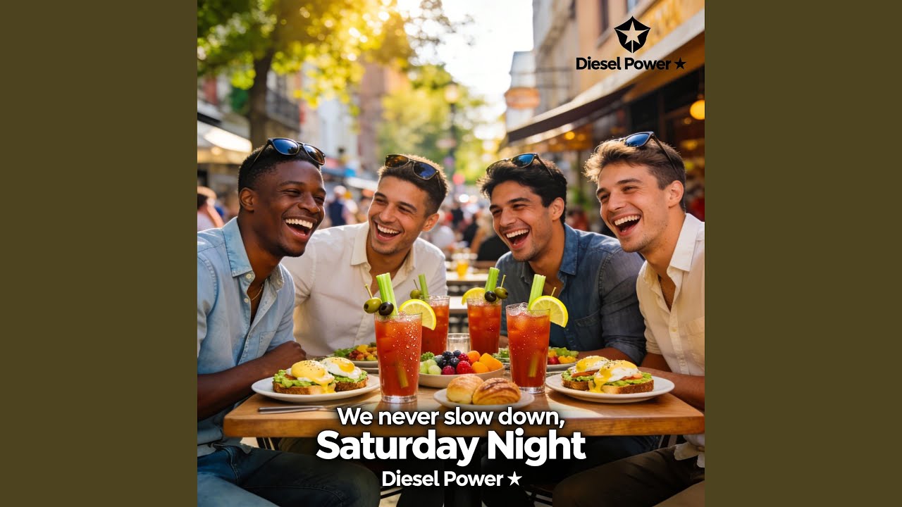 We never slow down, saturday night
