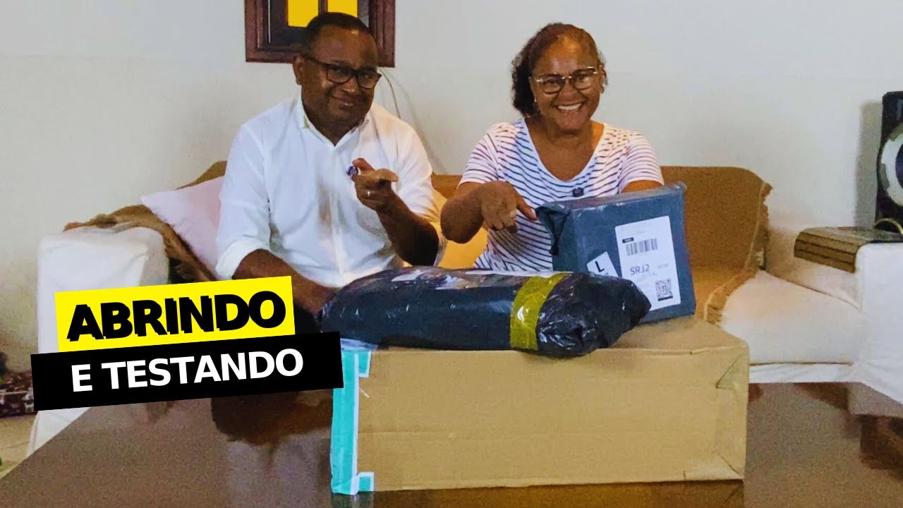 NOVOS equipamentos de CAMPING abrimos e testamos TUDO