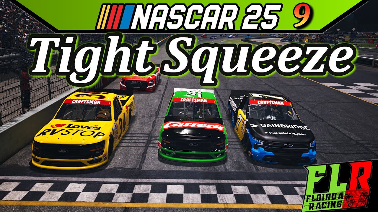 Напряженная борьба на трассе IRP в режиме карьеры NASCAR 25. Часть 9 | TheCombustionGamer
