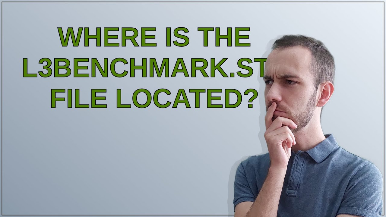 Tex: Where is the l3benchmark.sty file located?