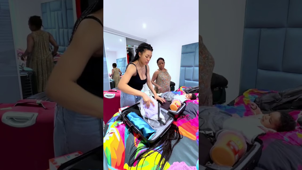 Мама приехала с одним чемоданом 🧳, а возвращается с четырьмя 🙌🏽. Пусть все мы насладимся плодами ...